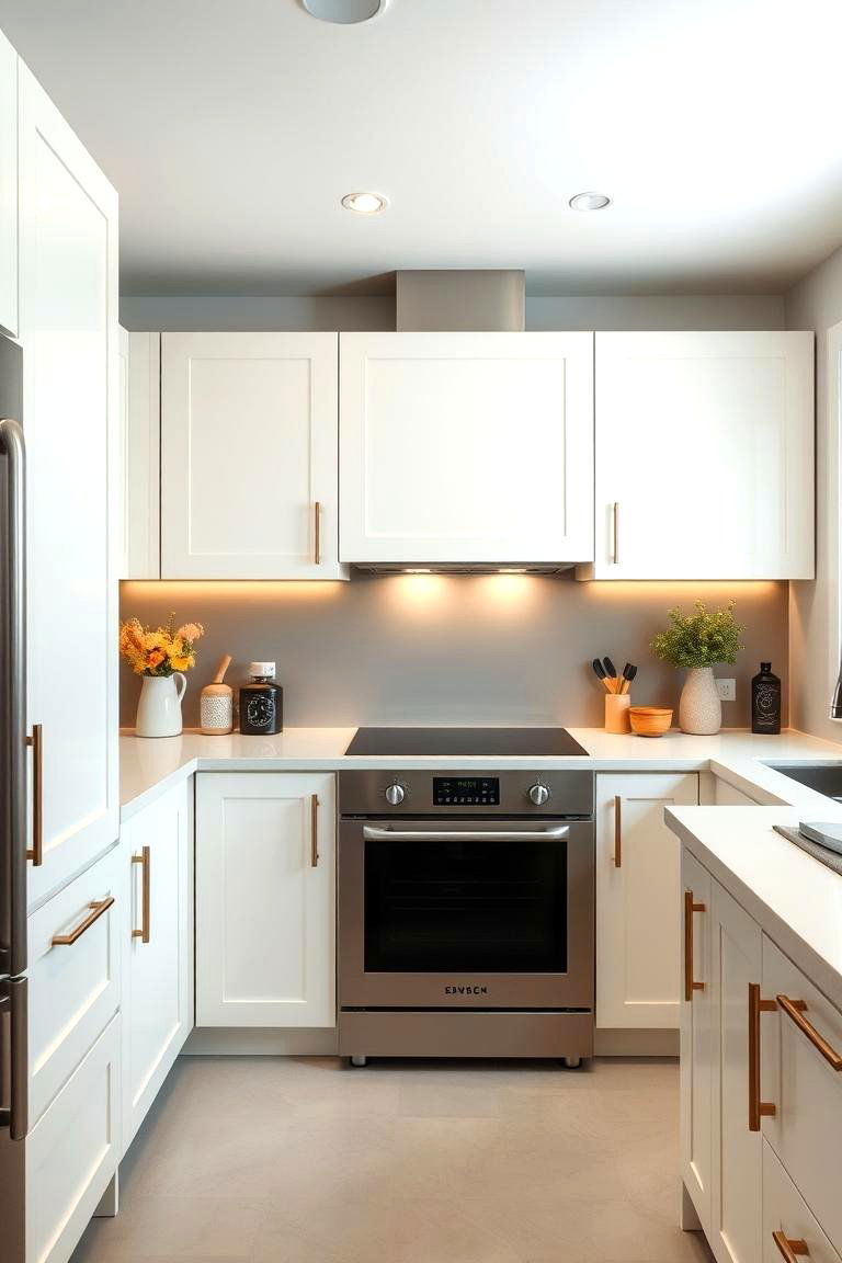 Contemporary Chic Off white Kitchen Cabinets - 24 Off-white Kitchen Cabinets