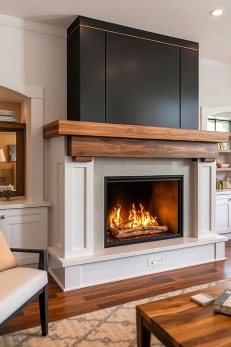 Contemporary Craftsman Blend - 24 Craftsman-style Fireplace Ideas