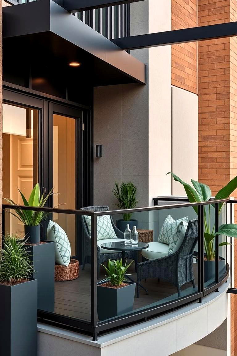 Contemporary Elegance Juliet Balcony - 24 Juliet Balcony Ideas