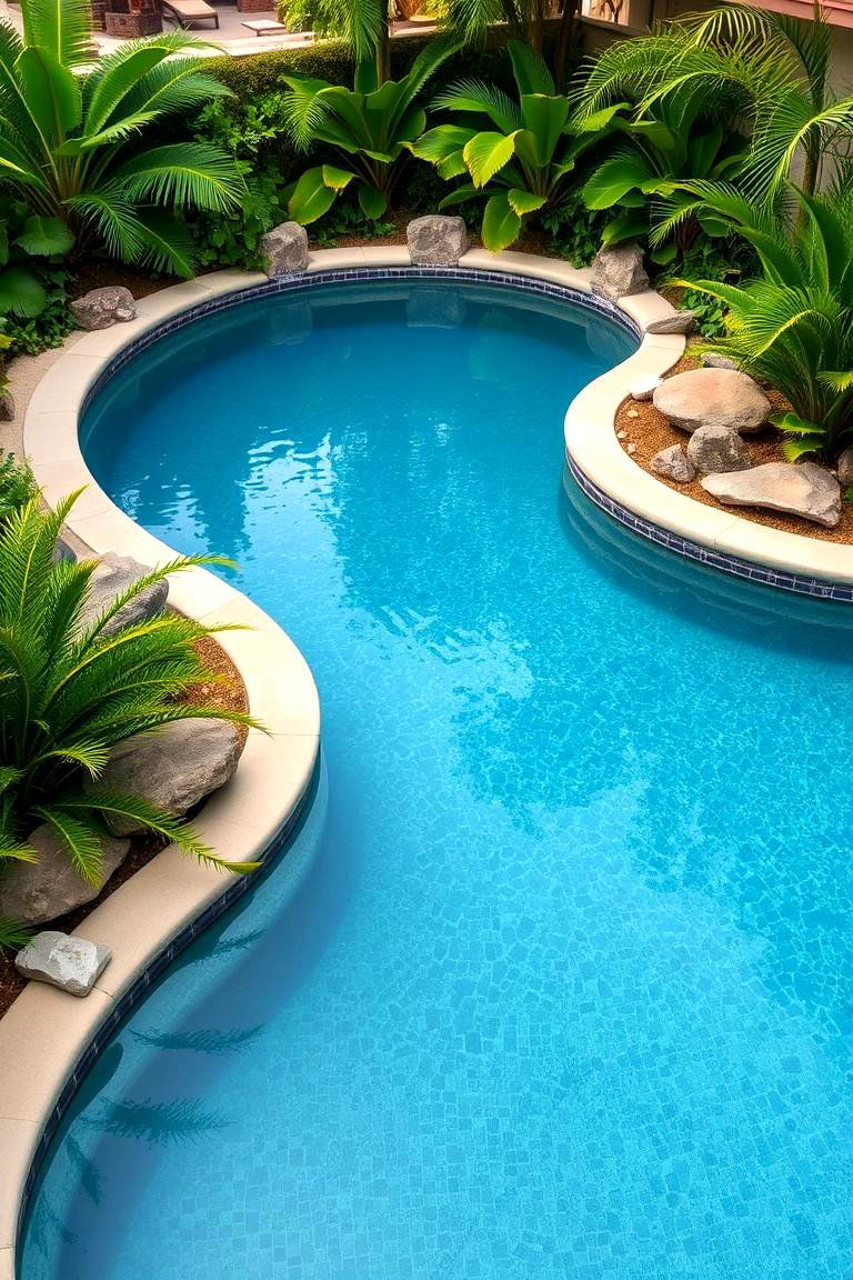 Contemporary Freeform Pool - 24 Small Pool Ideas