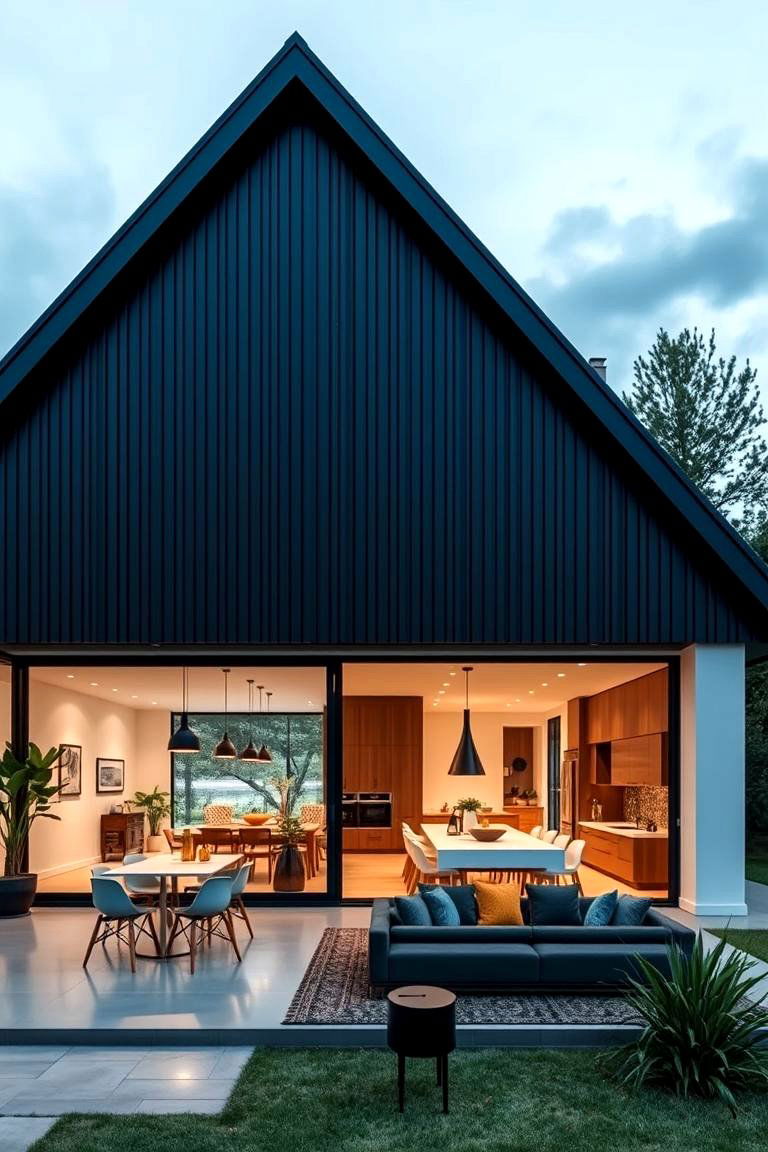 Contemporary Fusion of Style and Function - 24 houses with black roofs