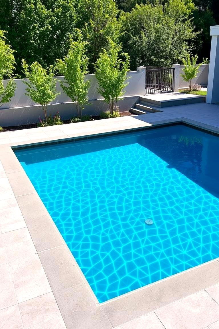 Contemporary Geometric Pool - 24 Swimming Pool Ideas
