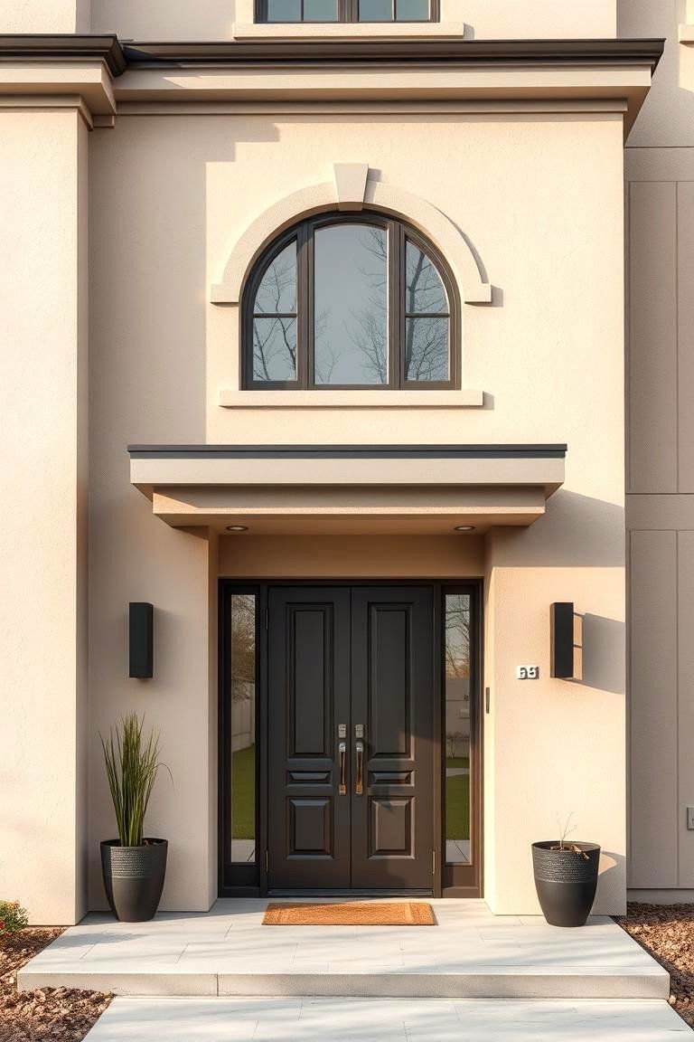 Contemporary Greige Warmth - 24 Greige Paint Colors for Exteriors