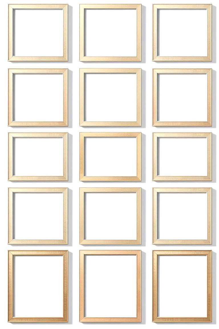 Contemporary Grid Layout - 24 Photo Wall Ideas