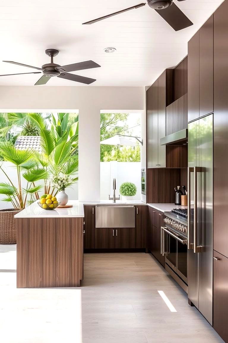 Contemporary Lanai Kitchen - 24 Lanai Kitchen Ideas