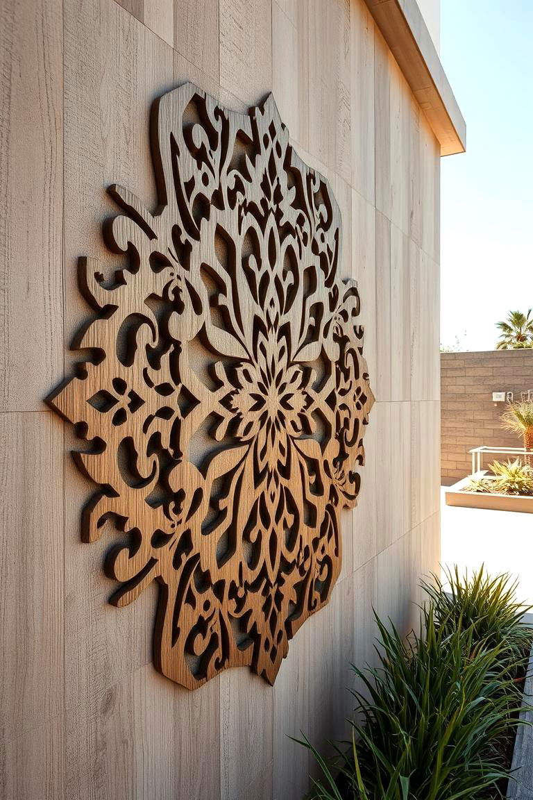 Contemporary Laser Cut Designs - 24 Outdoor Wall Decor Ideas