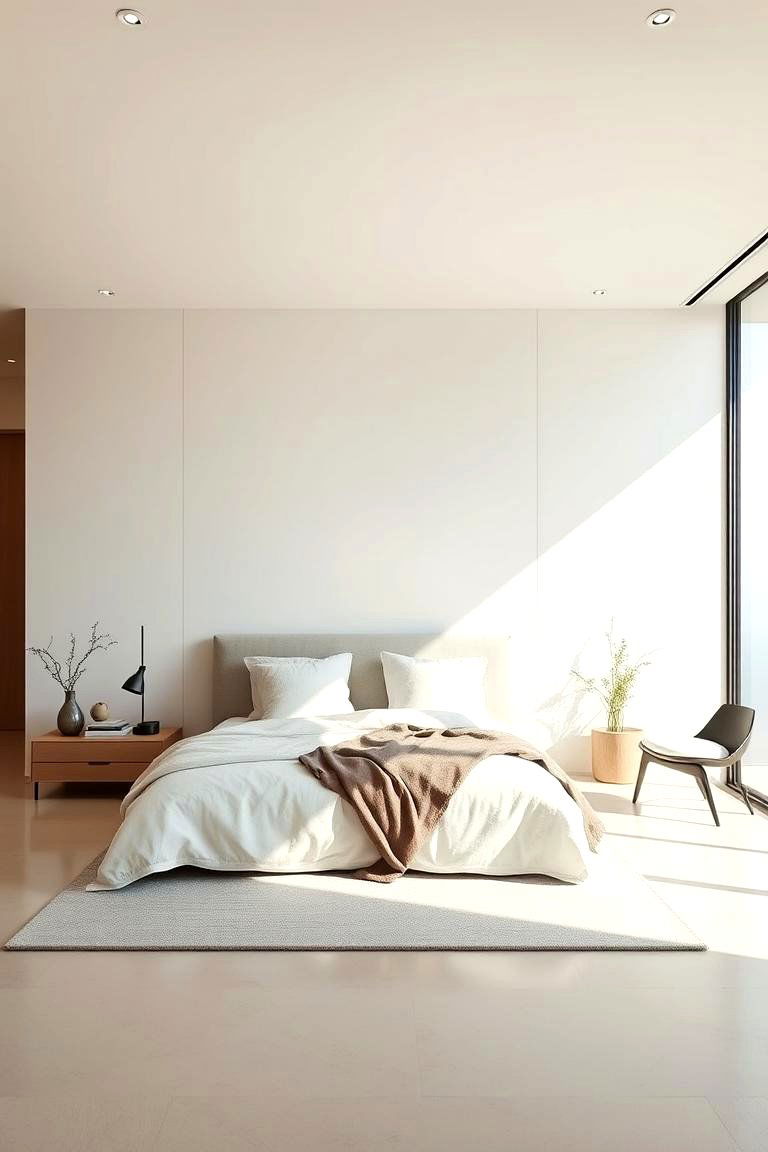 Contemporary Limewash Flair - 24 Limewash Bedroom Ideas
