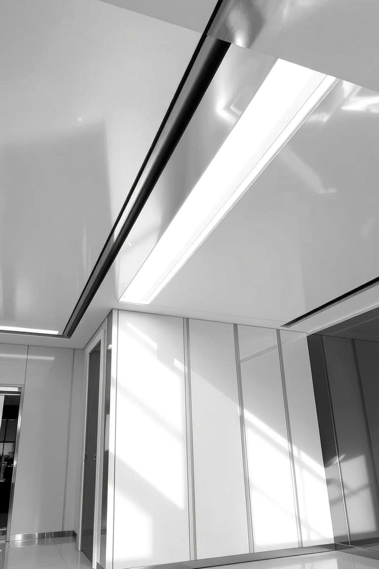 Contemporary Metal Trim Finishes - 24 Ceiling Trim Ideas