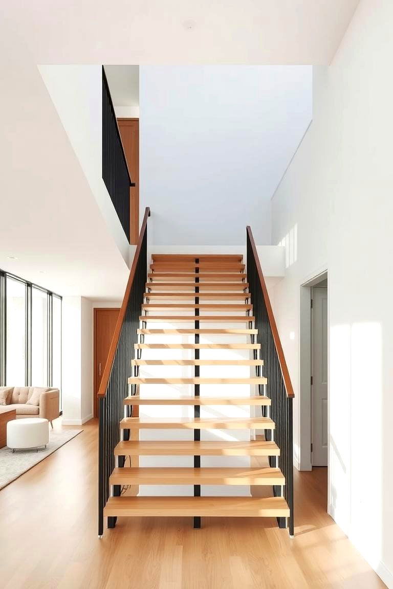 Contemporary Minimal Staircase - 24 Contemporary Staircase Design Ideas