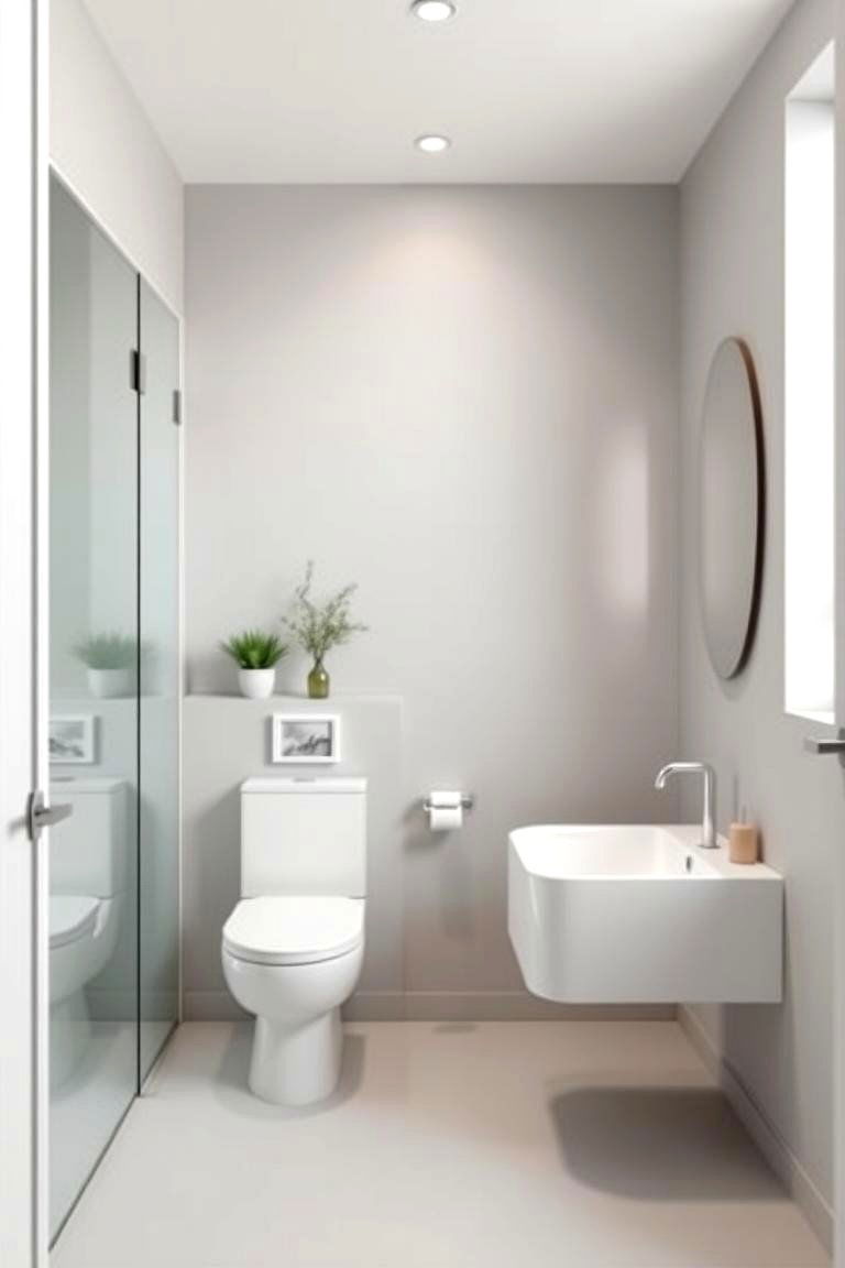 Contemporary Minimalism - 24 Ensuite Bathroom Ideas