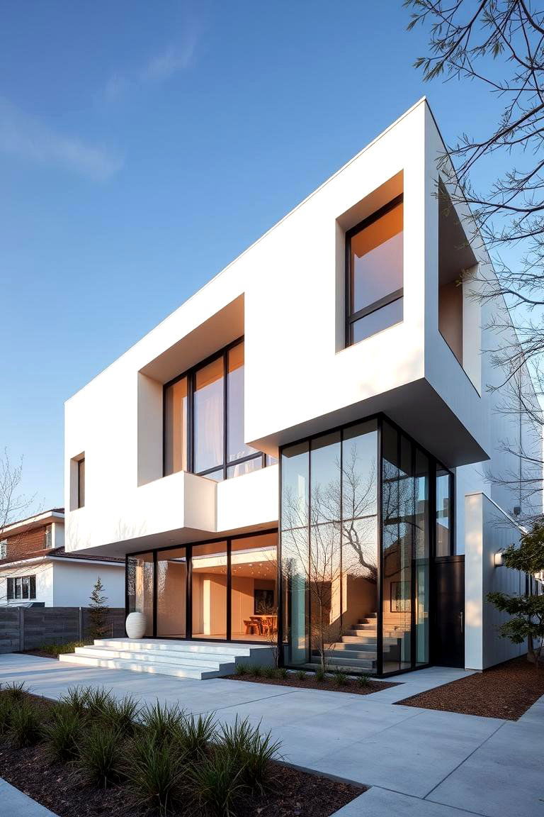 Contemporary Minimalism - 24 1980s House Exterior Ideas
