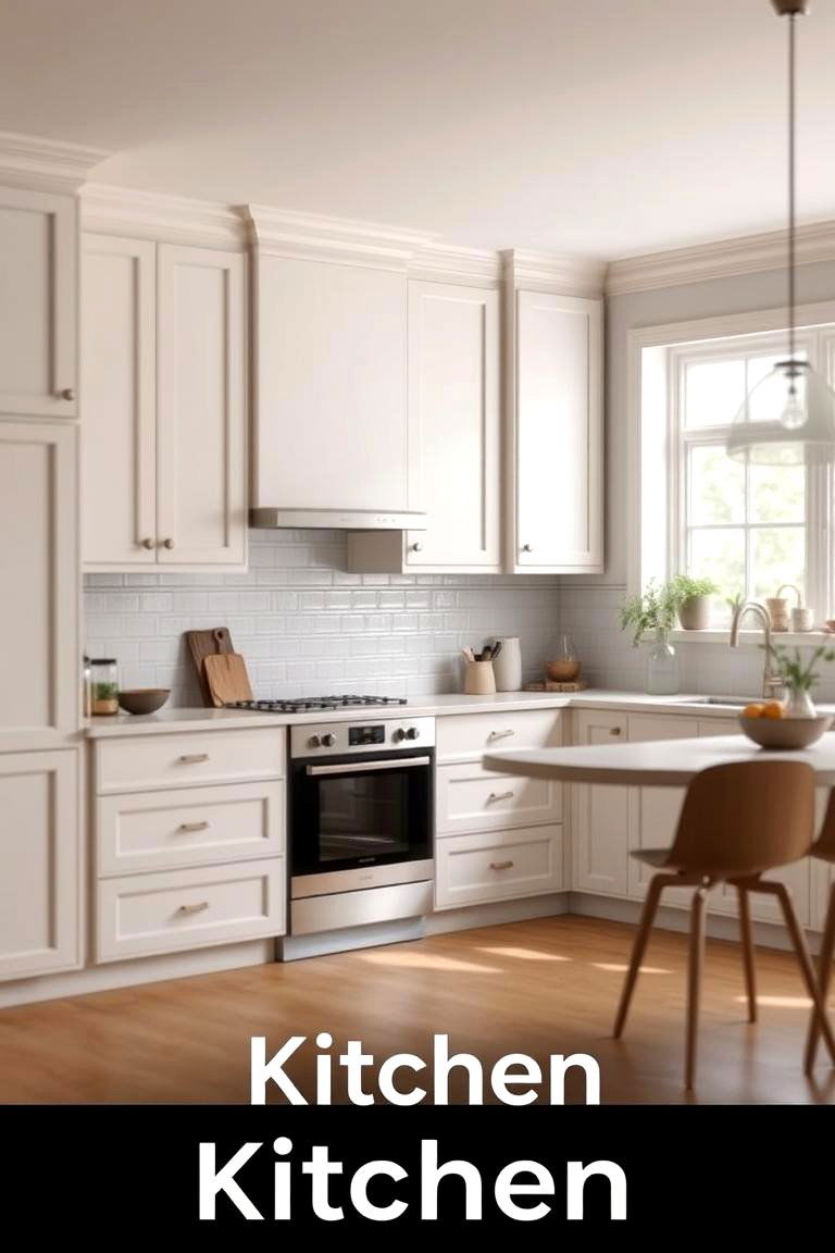 Contemporary Minimalist Finish - 24 Kitchen Wainscoting Ideas