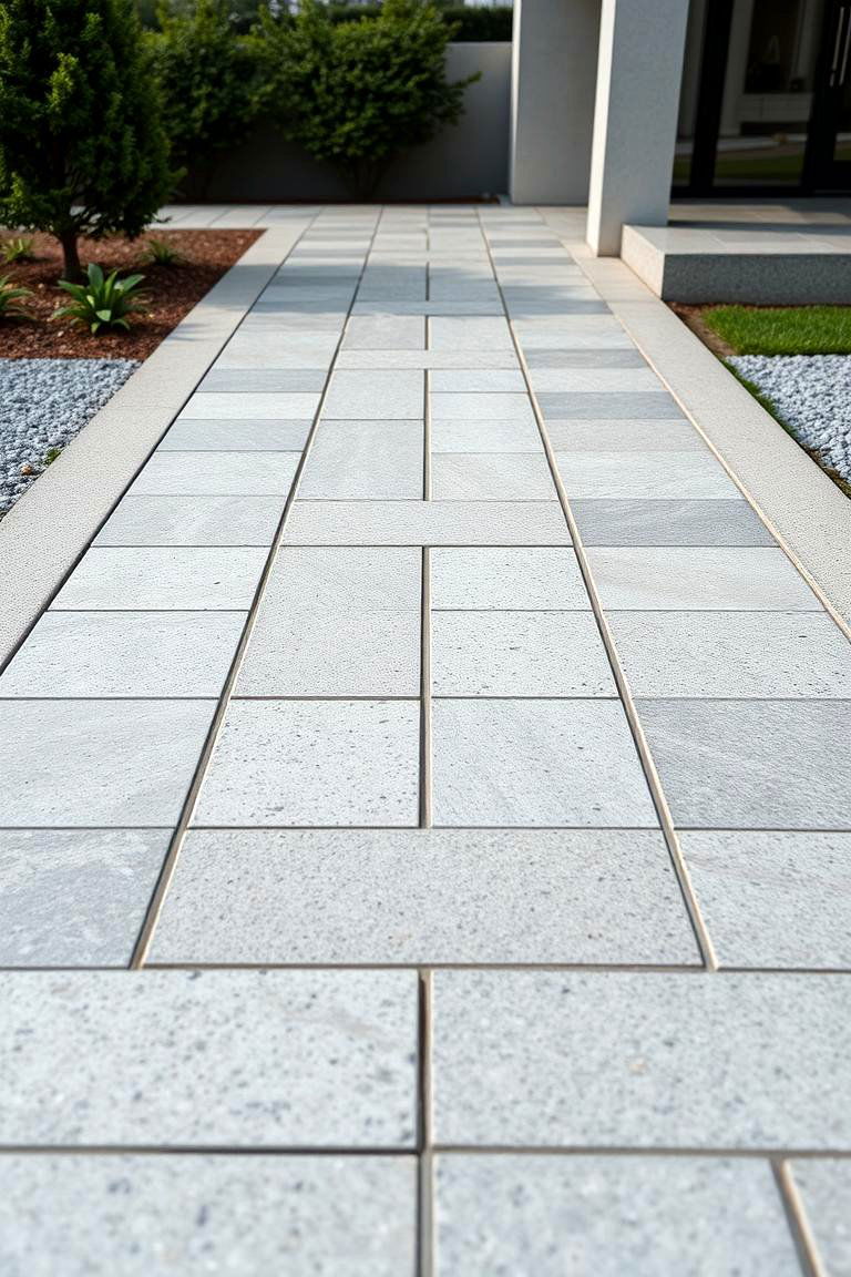 Contemporary Minimalist Granite - 24 Granite Walkway Ideas