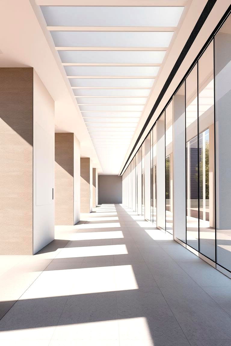Contemporary Minimalist Walkway - 24 Pool Walkway Ideas