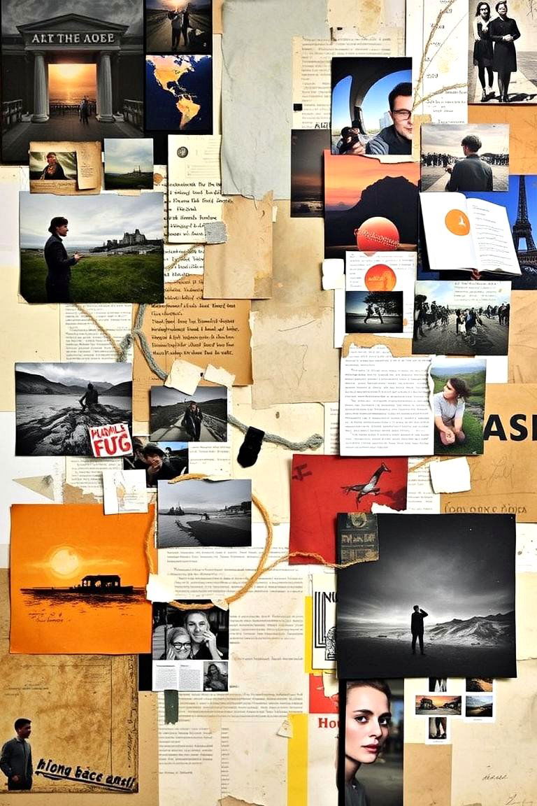 Contemporary Mixed Media Collages - 24 Large Wall Art Ideas