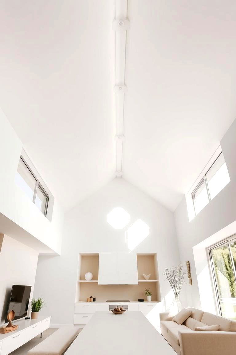 Contemporary Modern Finish - 24 Shed Ceiling Ideas
