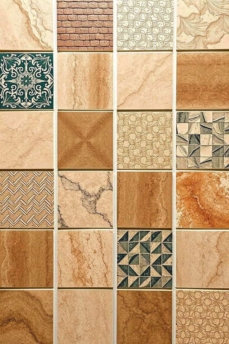 Contemporary Mosaic Tiles - 24 Tv Accent Wall Ideas