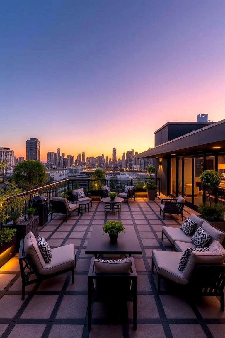 Contemporary Patio Paradise - 24 Outdoor Bedroom Ideas