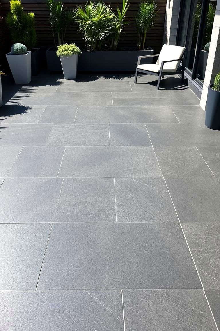 Contemporary Porcelain Tiles - 24 patio tile ideas