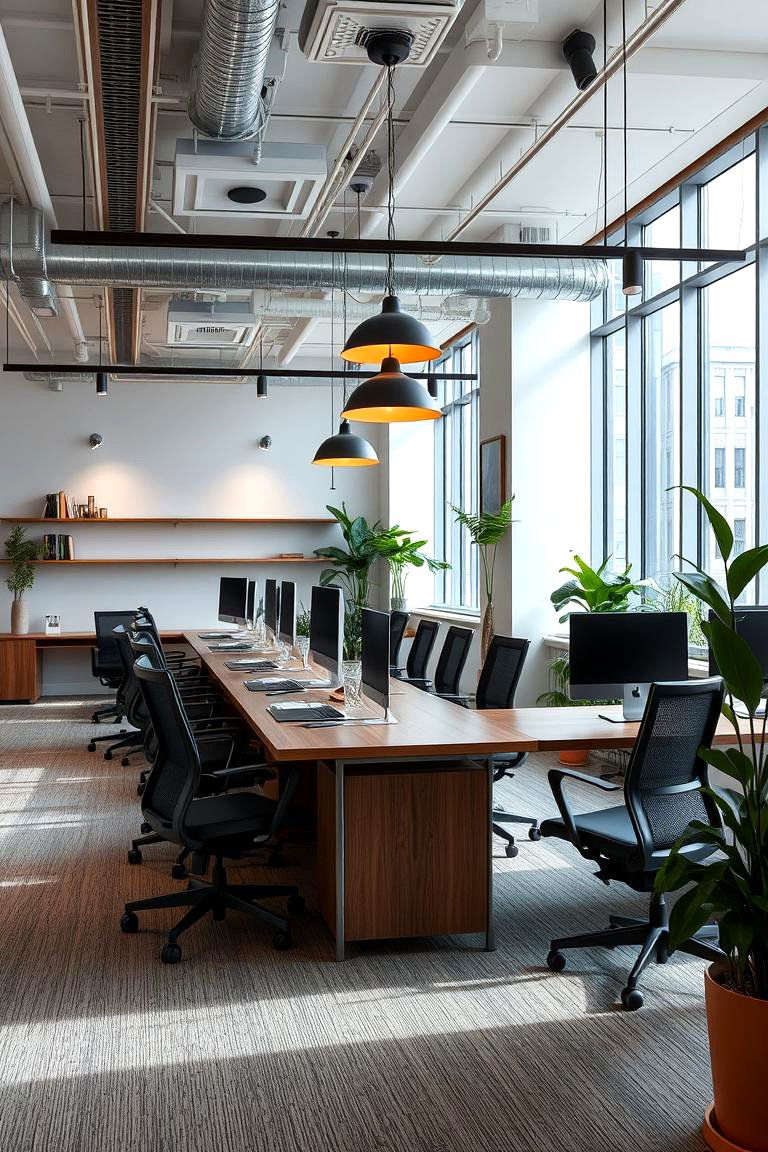 Contemporary Urban Edge - 24 Home Office Background Ideas