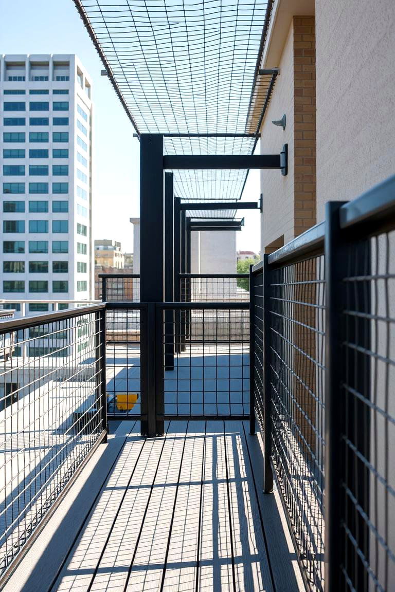 Contemporary Urban Railing - 24 Hog Wire Deck Railing Ideas