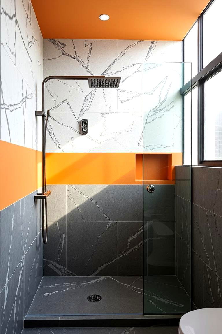 Contemporary Urban Style - 24 Doorless Walk In Shower Ideas
