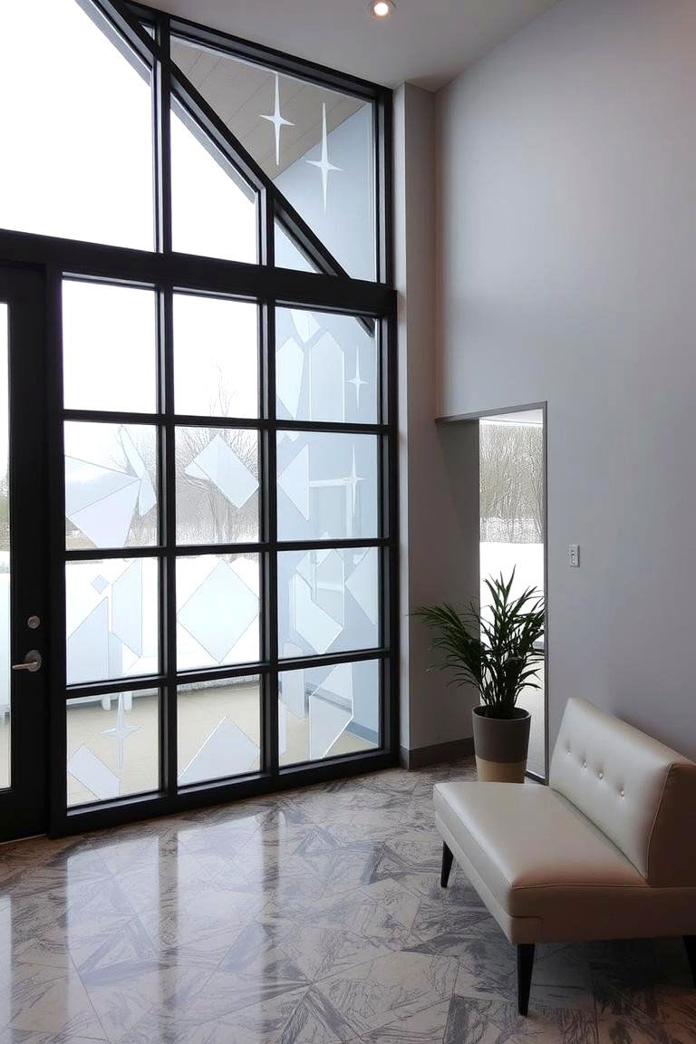 Contemporary Window Art - 24 Bedroom Window Ideas