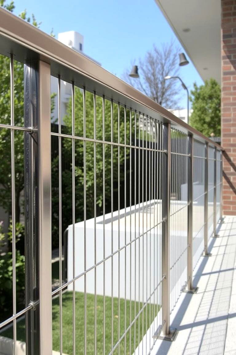 Contemporary Wire Railings - 24 Porch Railing Ideas