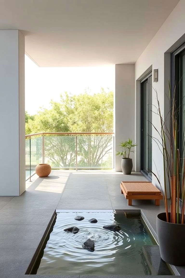 Contemporary Zen Retreat - 24 Large Balcony Ideas
