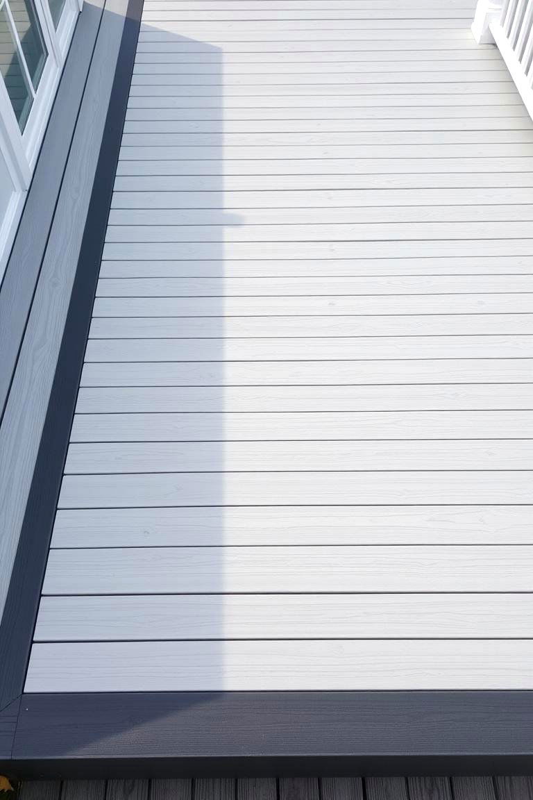 Contrasting Perimeter for Definition - 24 Two Tone Deck Color Schemes