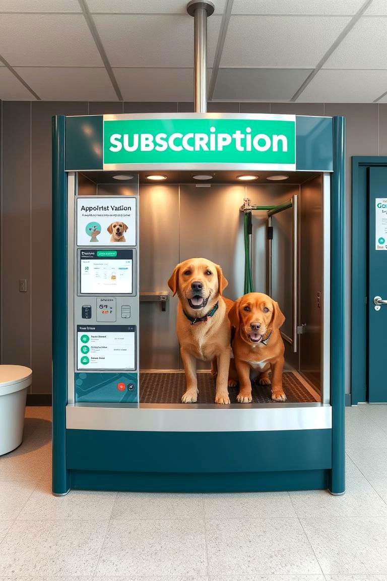 Convenient Subscription Dog Wash - 24 Dog Wash Station Ideas
