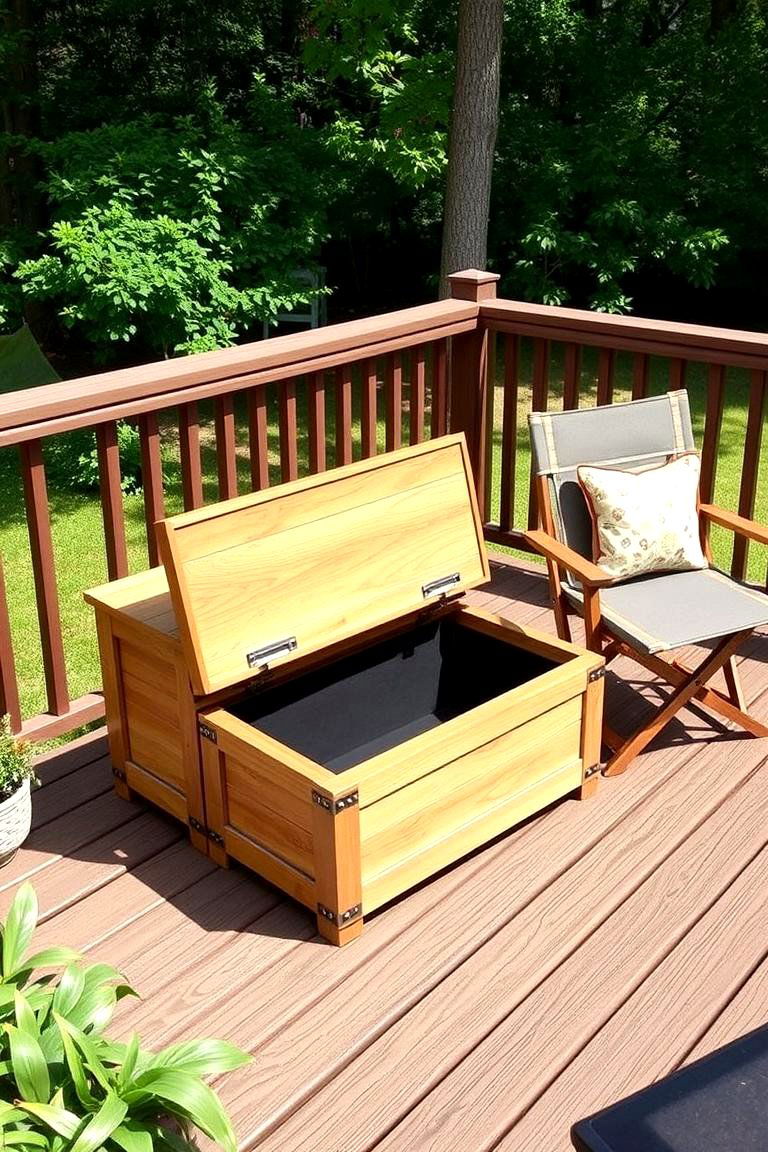Convertible Furniture Deck - 24 Small Deck Ideas