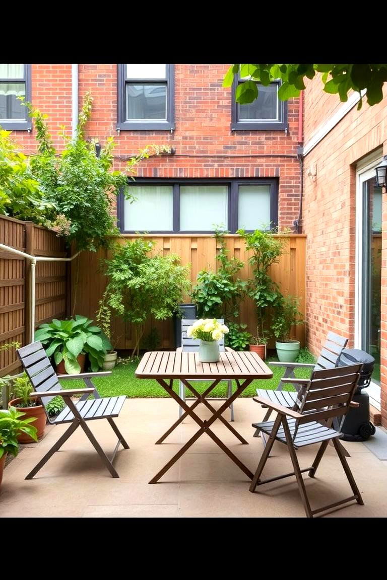 Convertible Furniture Solutions - 24 Townhouse Backyard Ideas