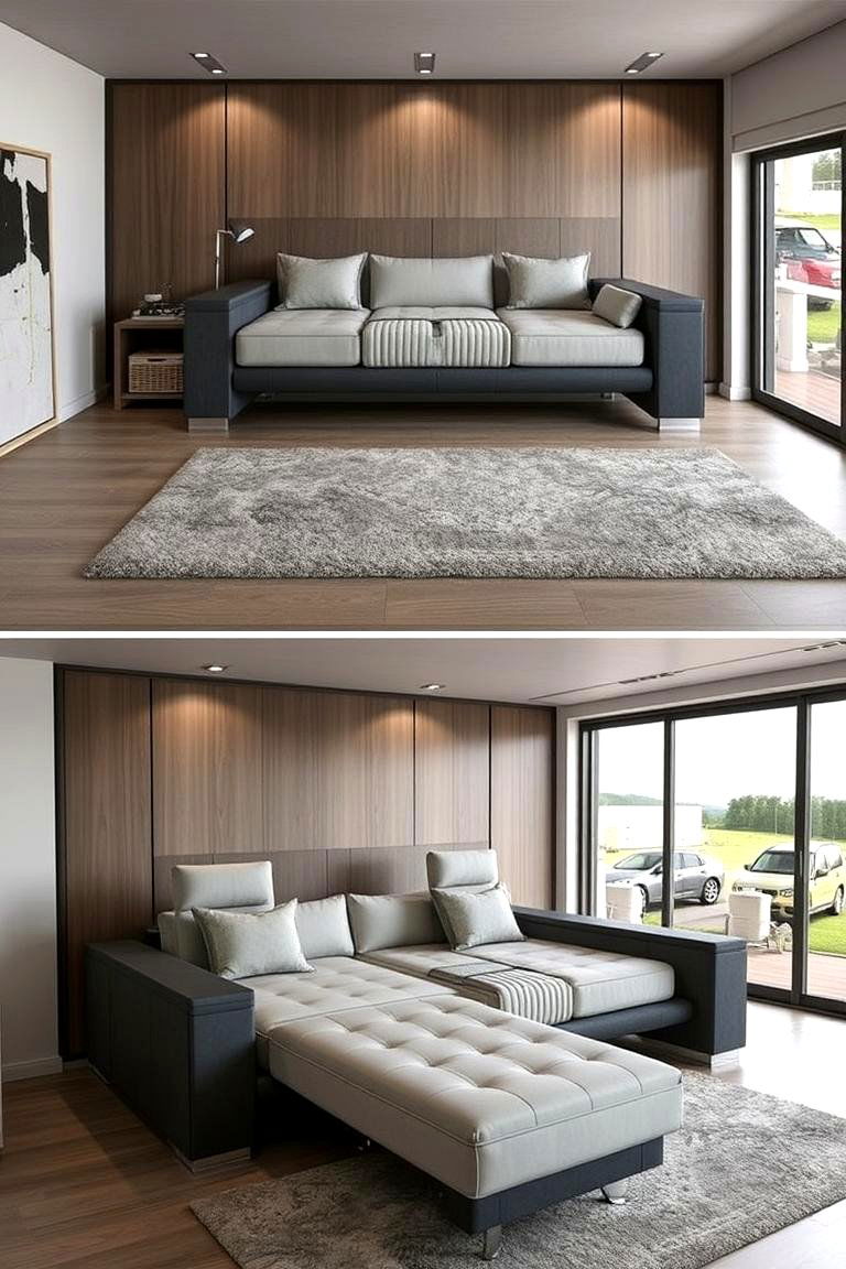Convertible Seating Innovation - 24 Man Cave Seating Ideas