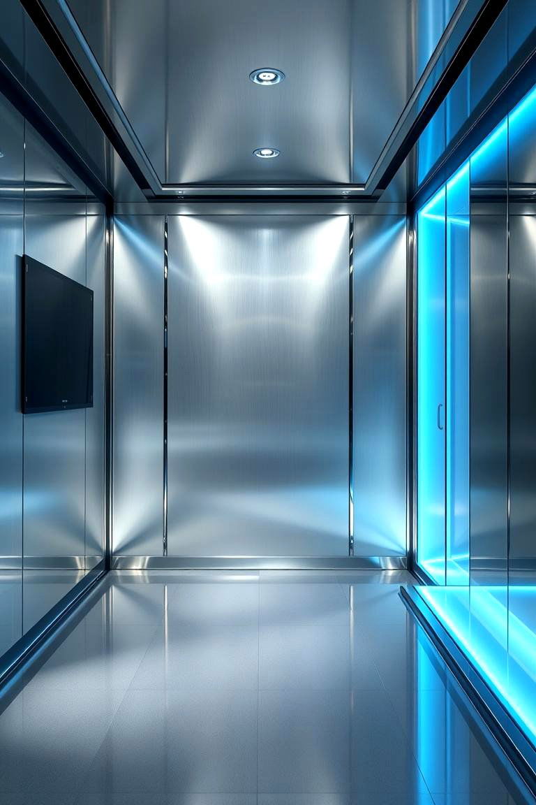 Cool Metallic Finishes - 24 frozen room decor ideas
