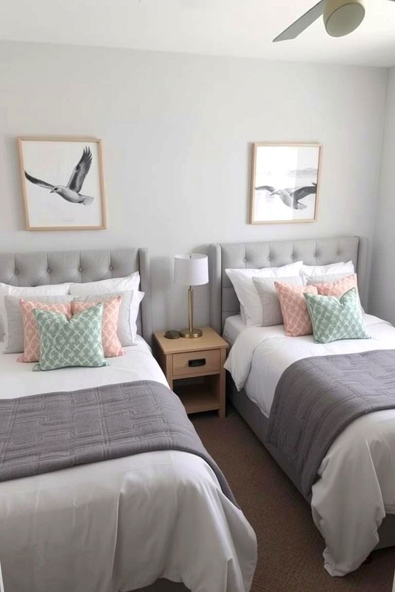 Coordinating Color Schemes with Personal Accents - 24 Shared Bedroom Ideas for Small Rooms