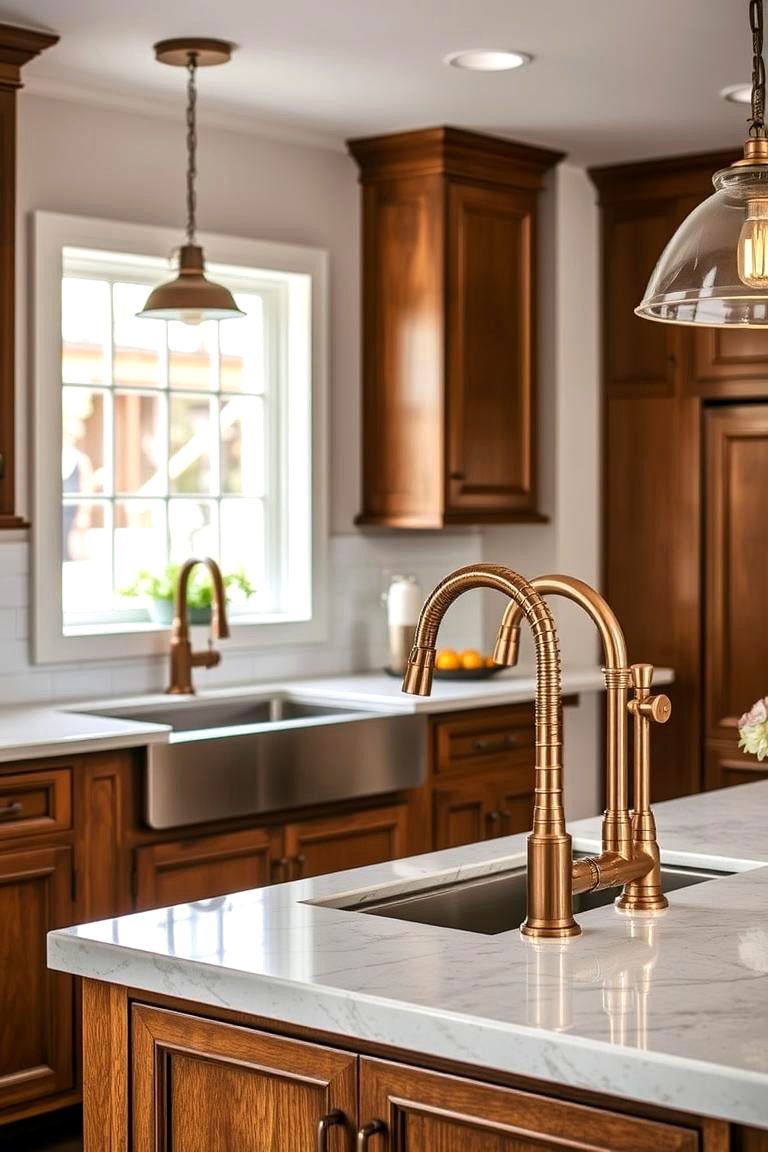 Copper Accents - 24 Natural Kitchen Design Ideas