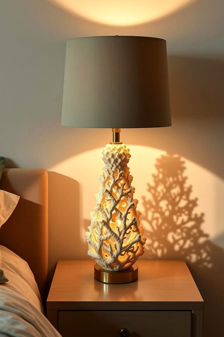 Coral Reef Inspired Lighting - 24 Mermaid Bedroom Ideas