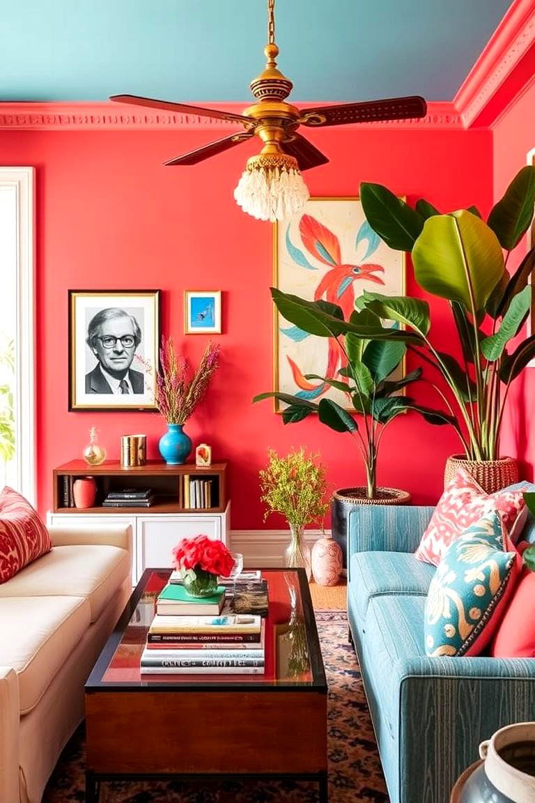 Coral Vibrante - 24 Mexican Interior Paint Colors
