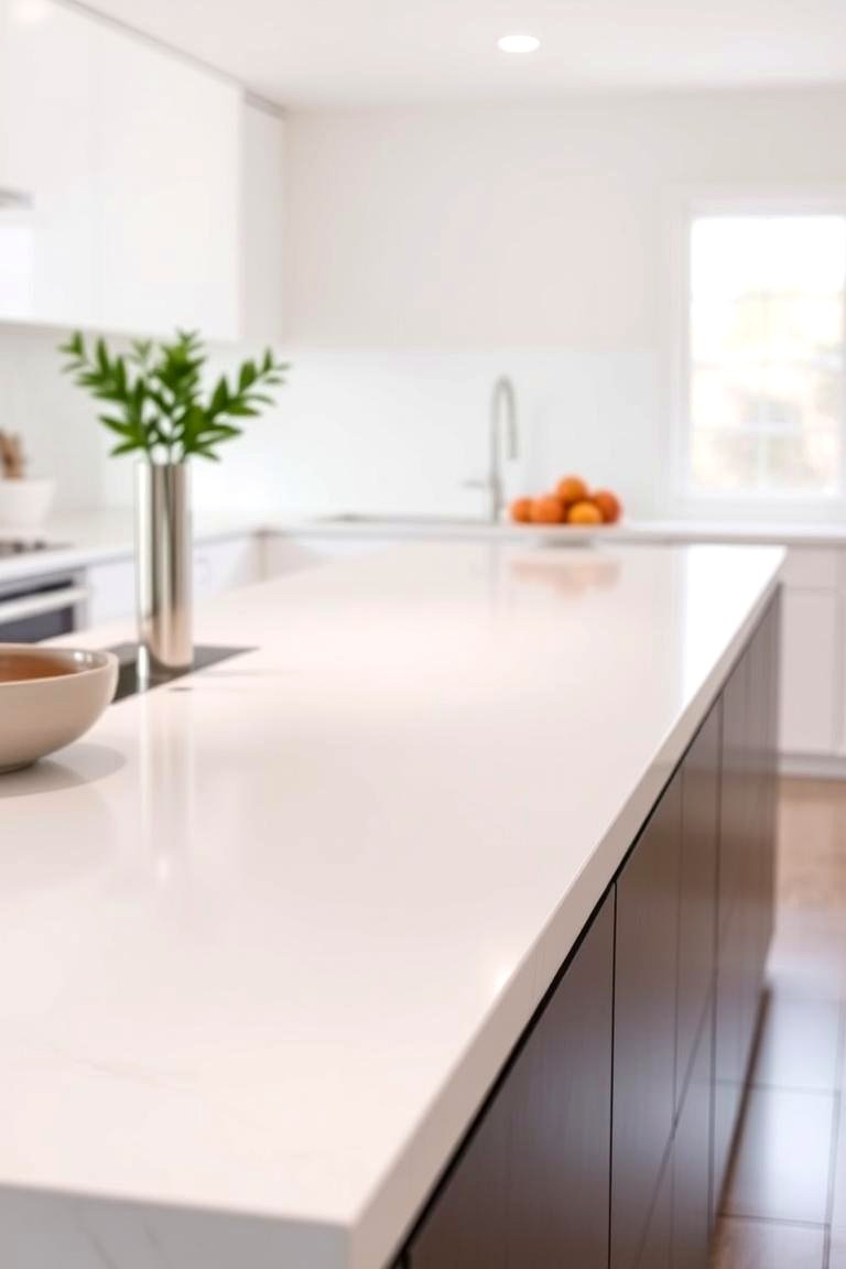 Corian Seamless Design - 24 Kitchen Countertop Ideas