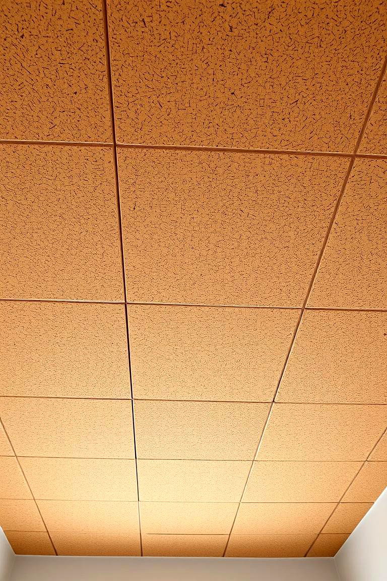 Cork Ceiling Tiles - 24 Rustic Ceiling Ideas