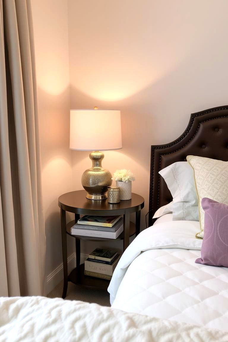 Corner Accent Table - 24 Bedroom Corner Ideas