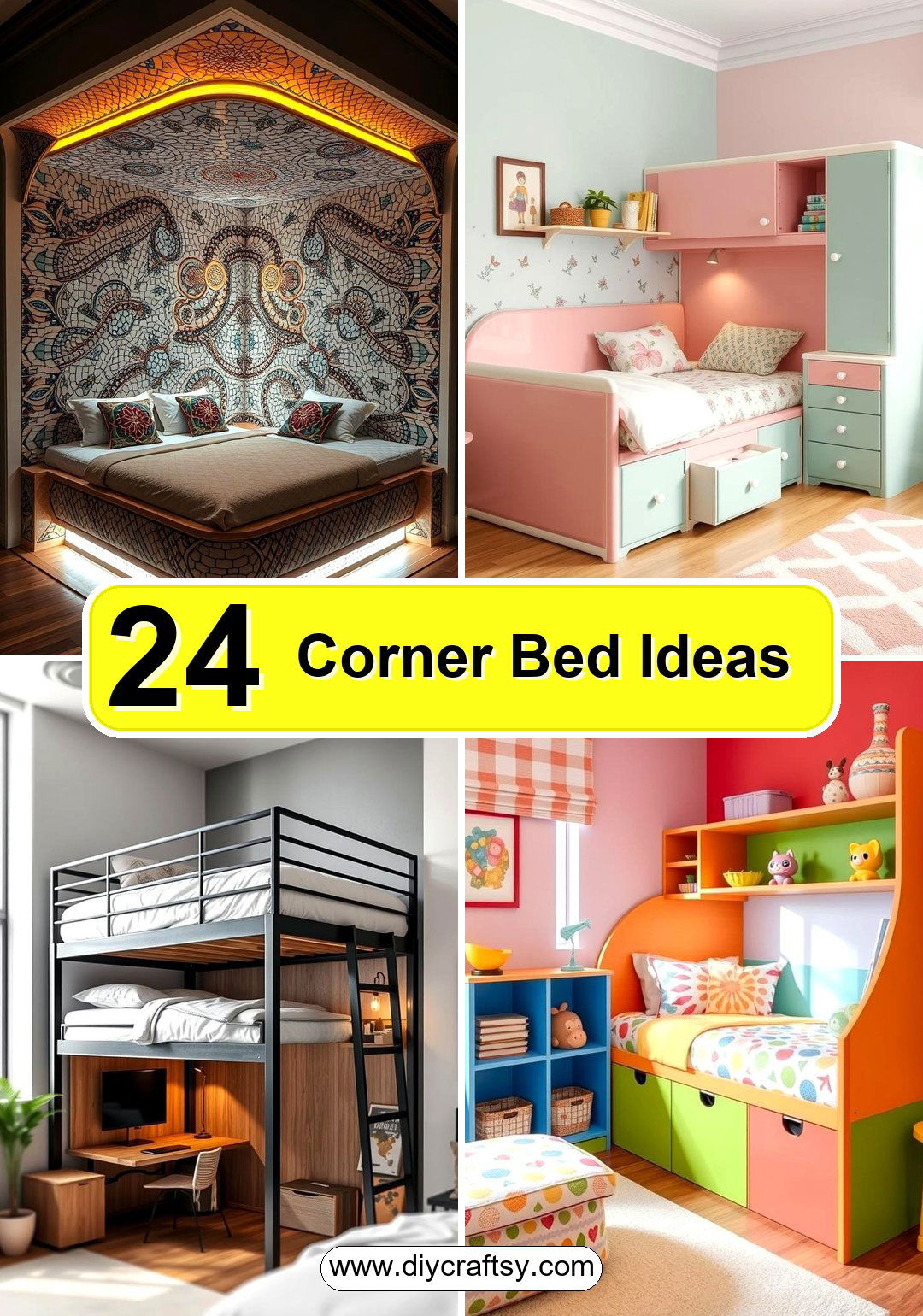 Corner Bed Ideas
