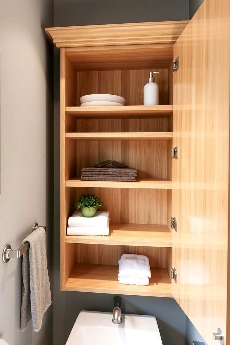 Corner Cabinet - 24 Bathroom Cabinet Ideas