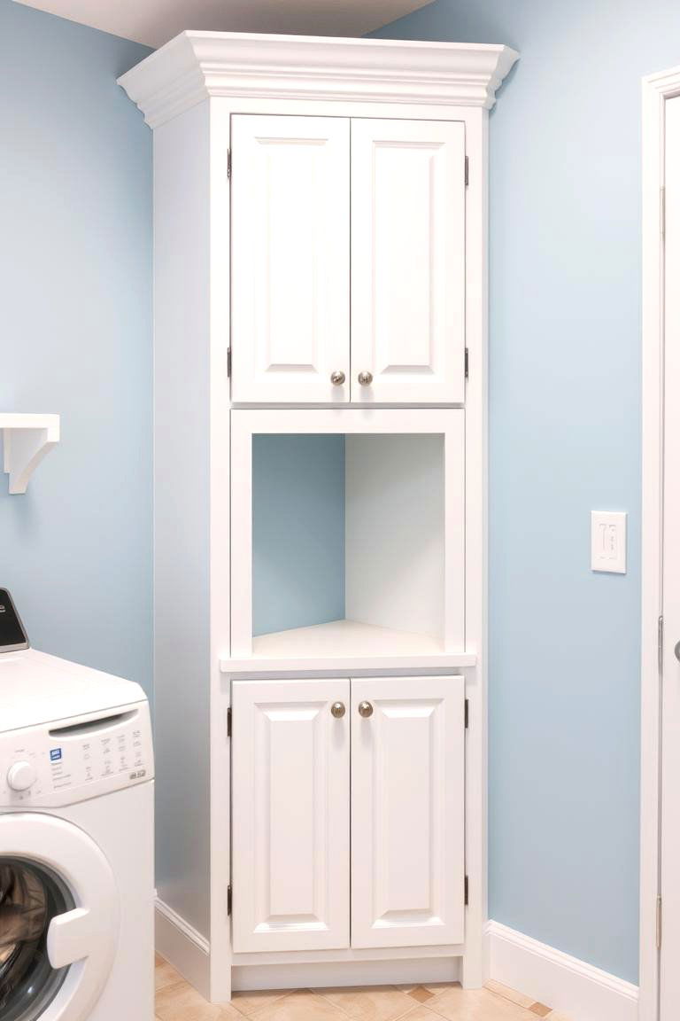 Corner Cabinets to Maximize Every Inch - 24 Laundry Room Cabinet Ideas