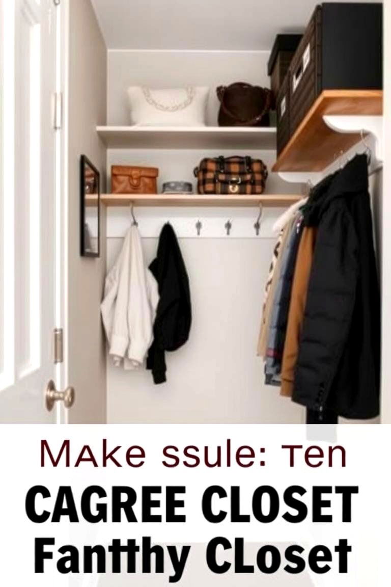 Corner Closet for Maximum Use of Space - 24 Entryway Closet Ideas