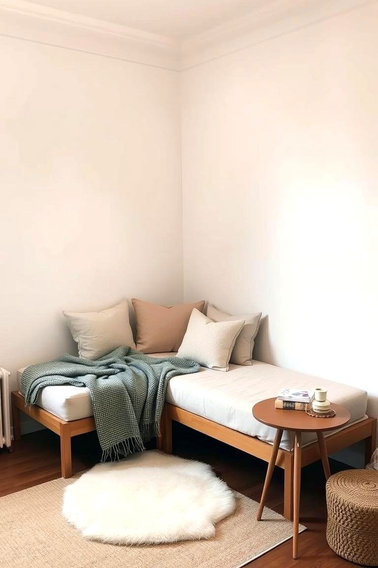 Corner Daybed or Bench - 24 Bedroom Corner Ideas