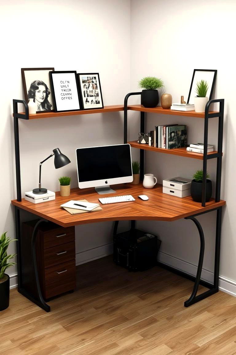 Corner Desk with Extended Surface - 24 Desk Ideas