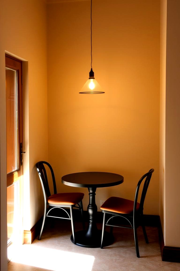 Corner Dining Area - 24 Corner Decoration Ideas