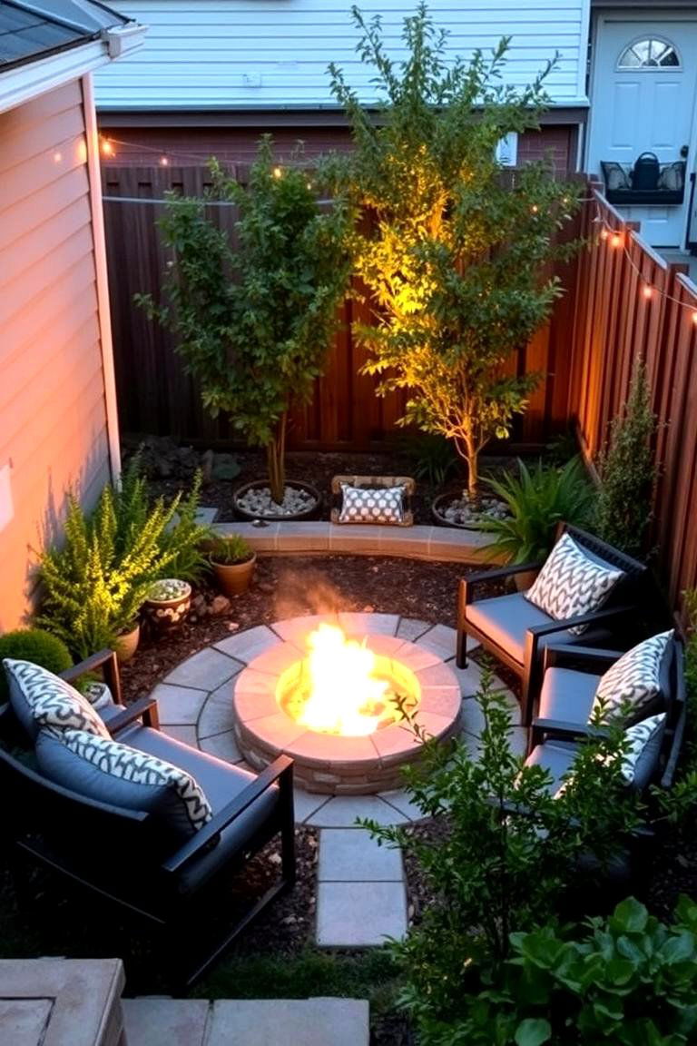 Corner Fire Pit - 24 Backyard Fire Pit Ideas Landscaping